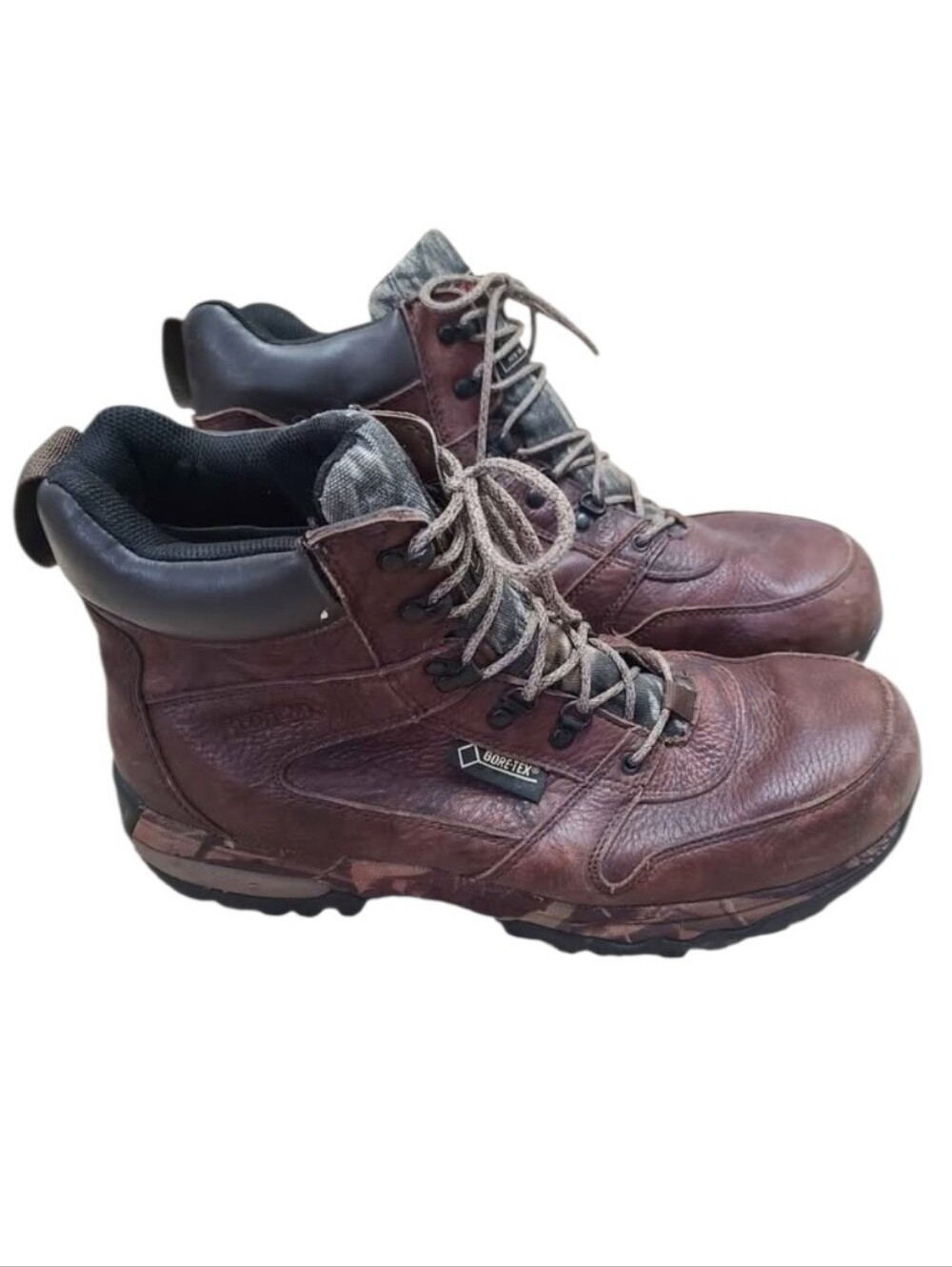 Redhead Gore-Tex Brown Leather Men's Hiking Boots Size 14
